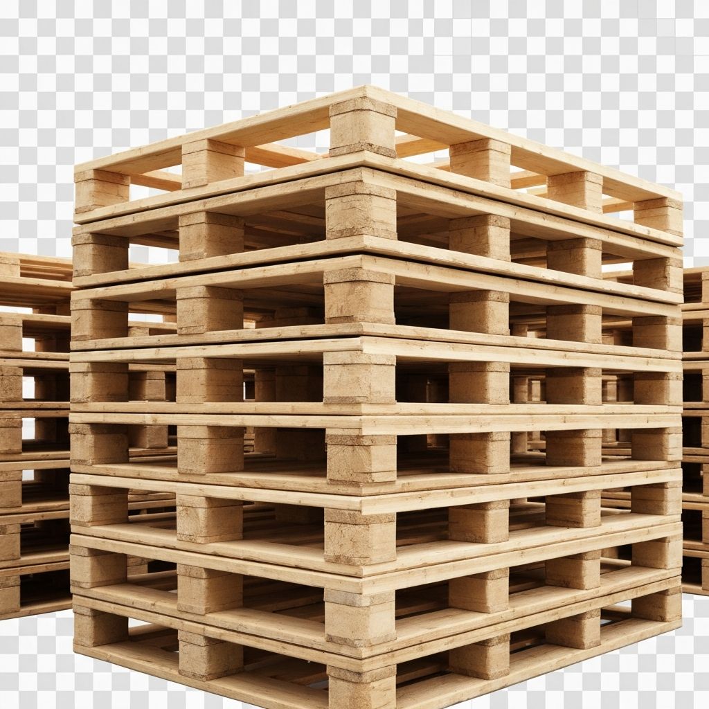 Paletes empilhados